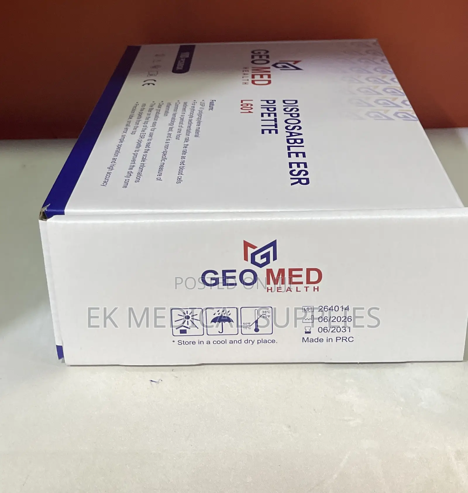 Disposable ESR Pipette