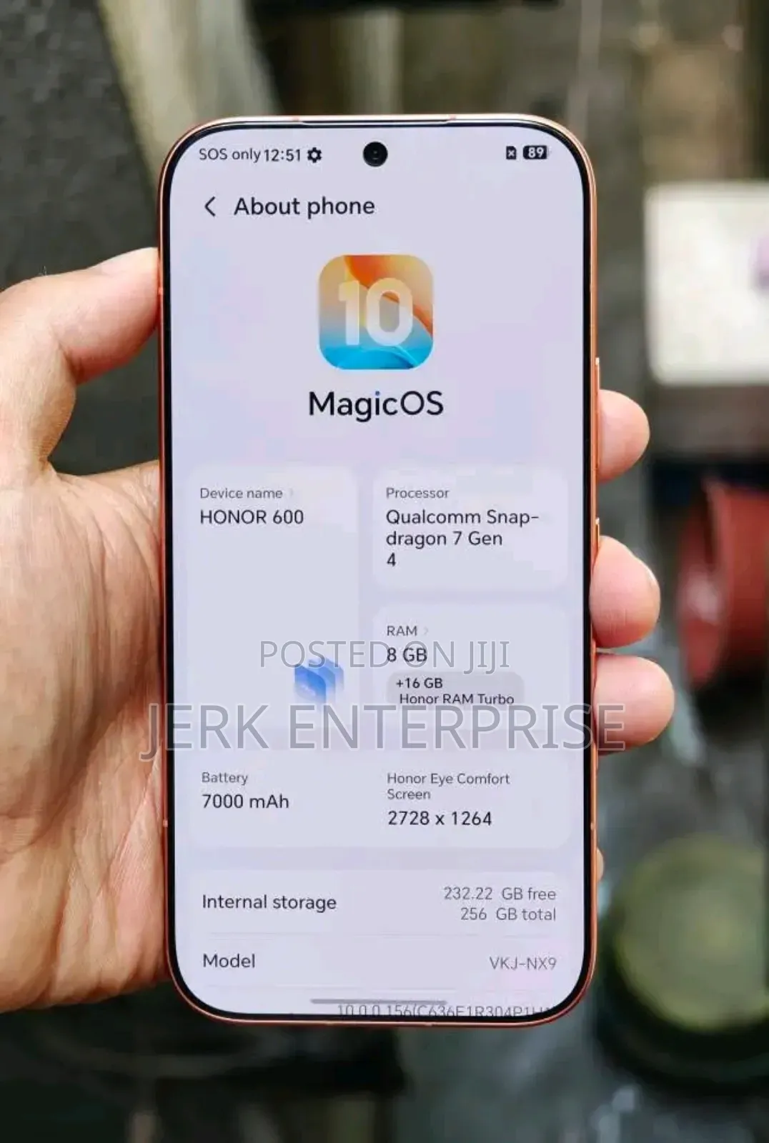 Honor 600 256 GB Orange