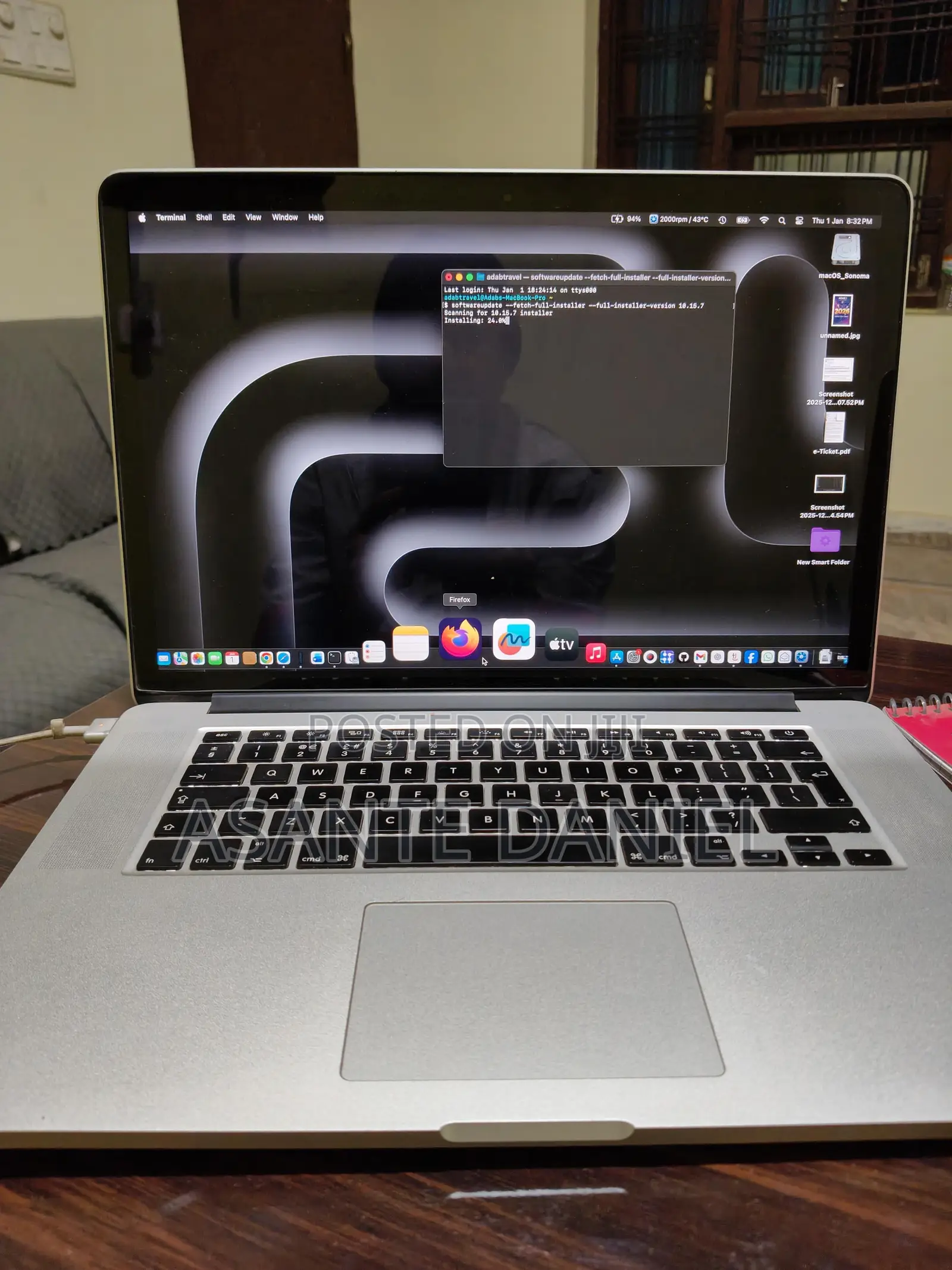 Laptop Apple MacBook 2015 16GB Intel Core i7 SSD 512GB