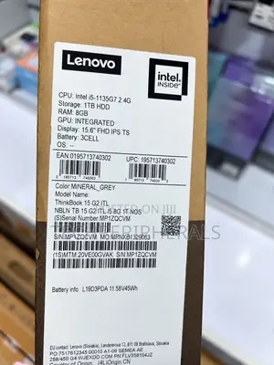 New Laptop Lenovo ThinkBook 15 8GB Intel Core i5 HDD 1T
