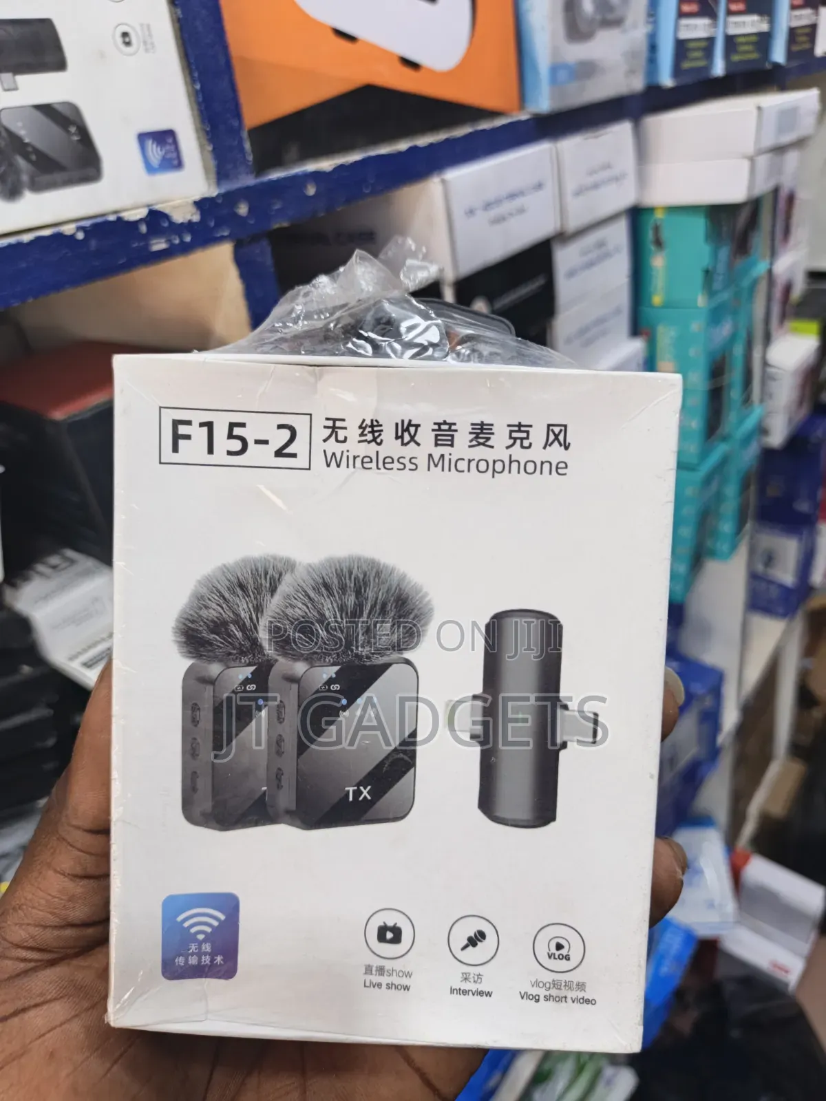 F15-2 Dual Wireless Lavalier Microphone