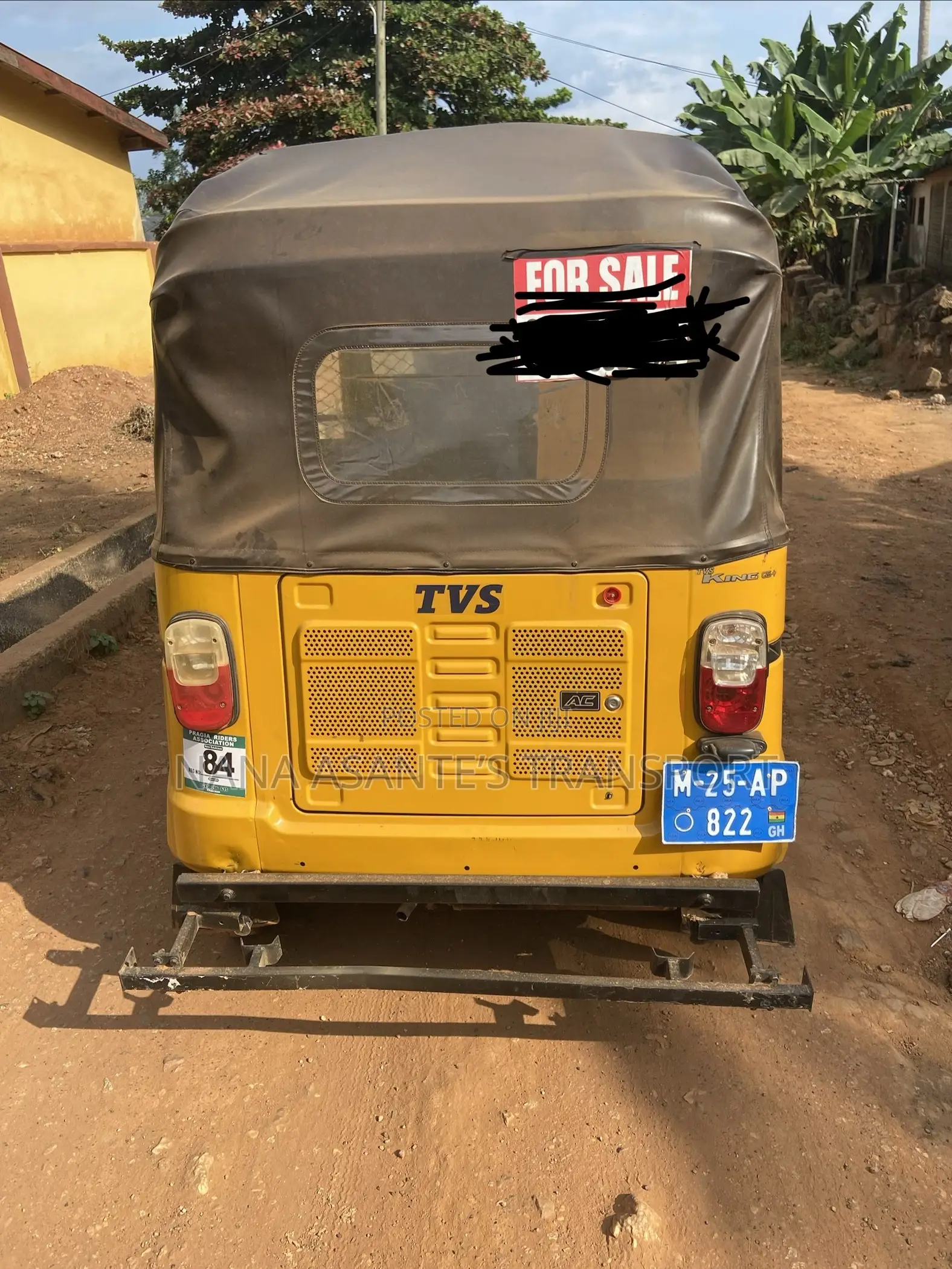 TVS King Deluxe Plus iTouch Start 2025 Yellow