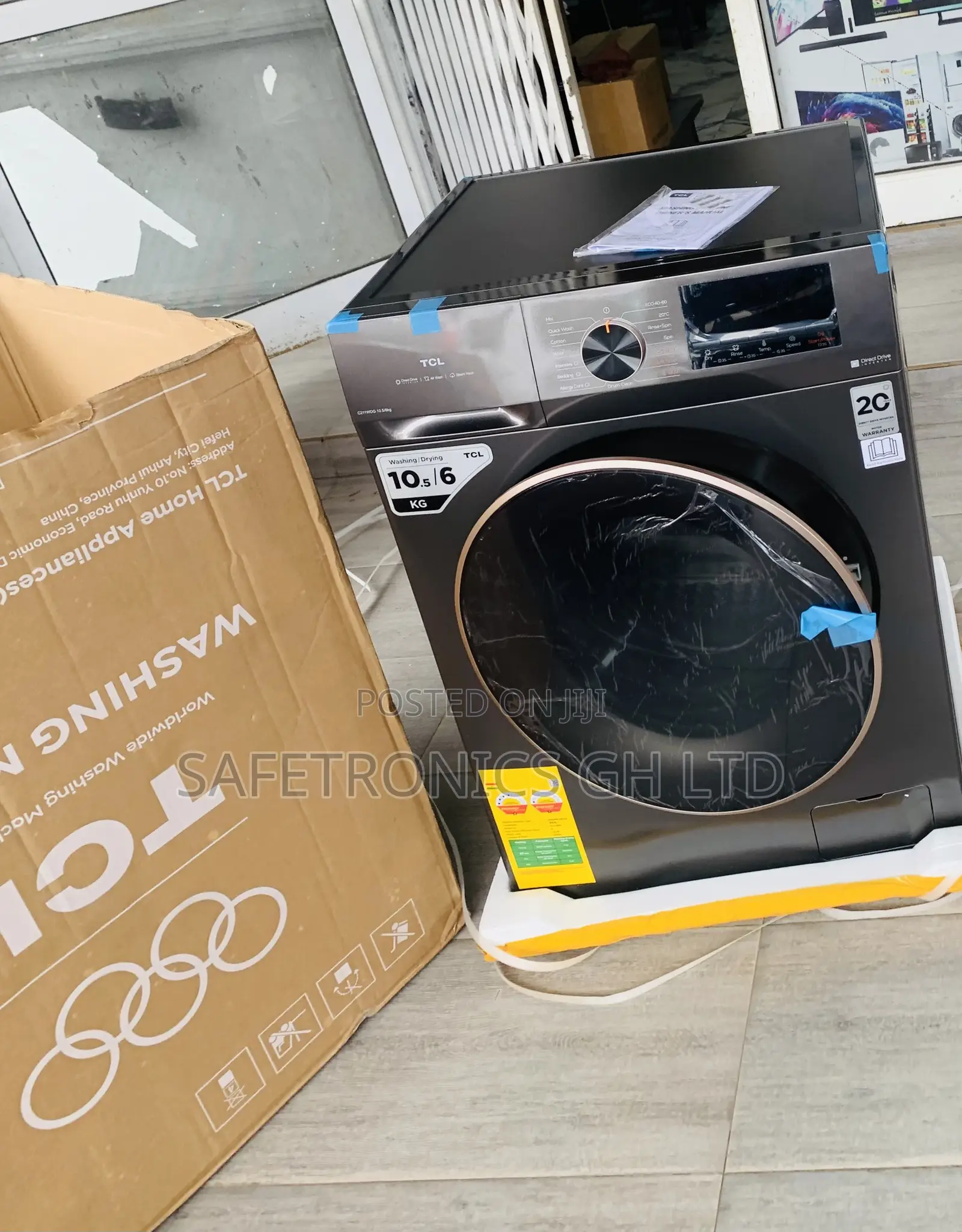 Just Secure 10kg DD Inverter Washer Dryer Combo