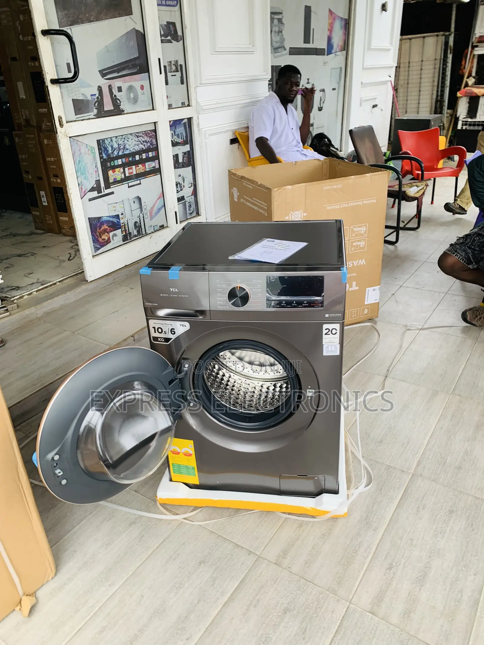 Hot Deals TCL 10.5kg/6kg Inverter Wash and Dry Washing Machine