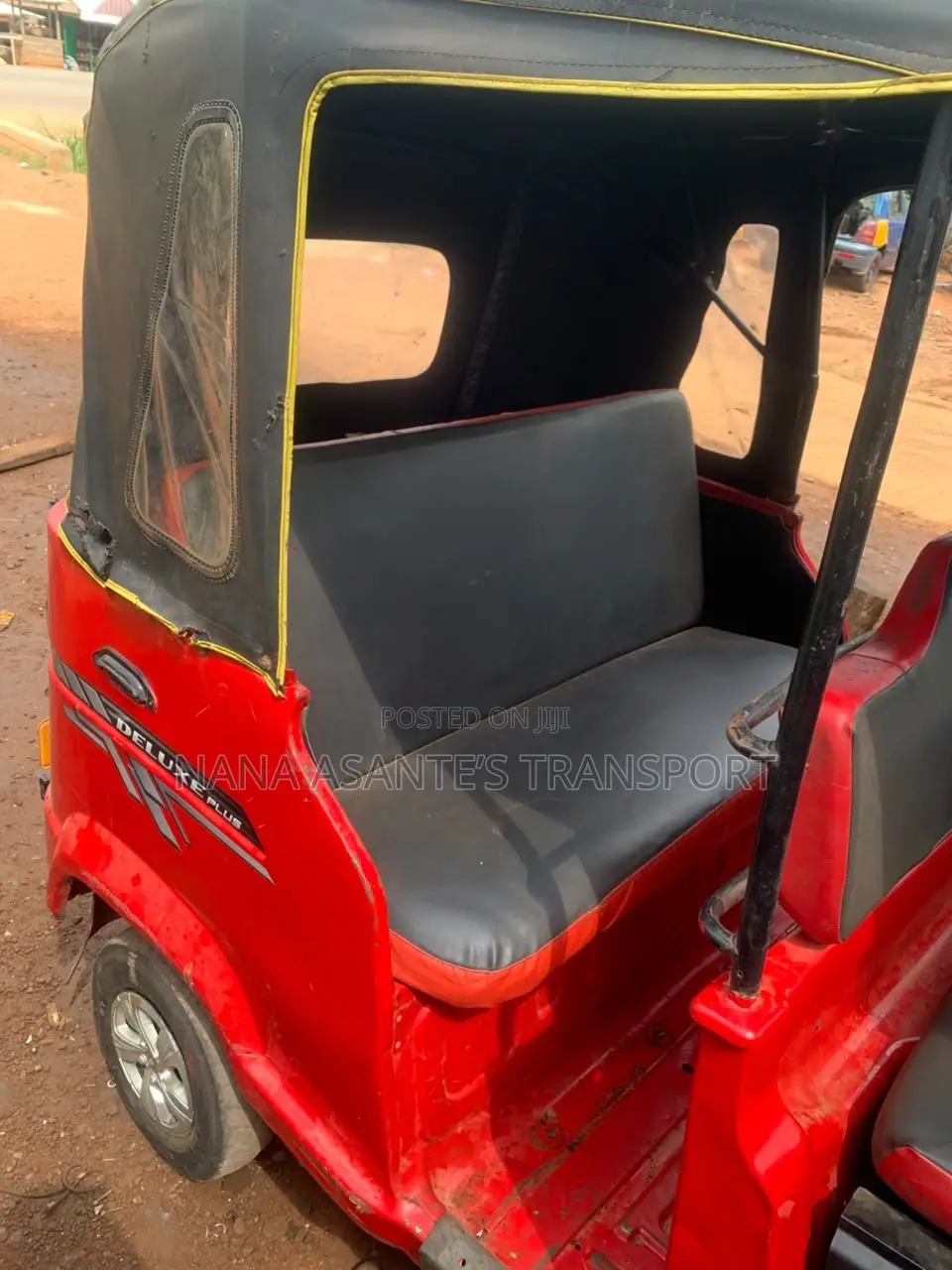 TVS King Deluxe Plus iTouch Start 2024 Red