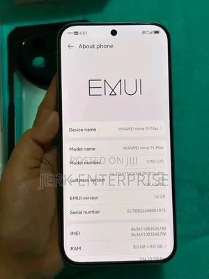 New Huawei nova 15 Max 256 GB Green