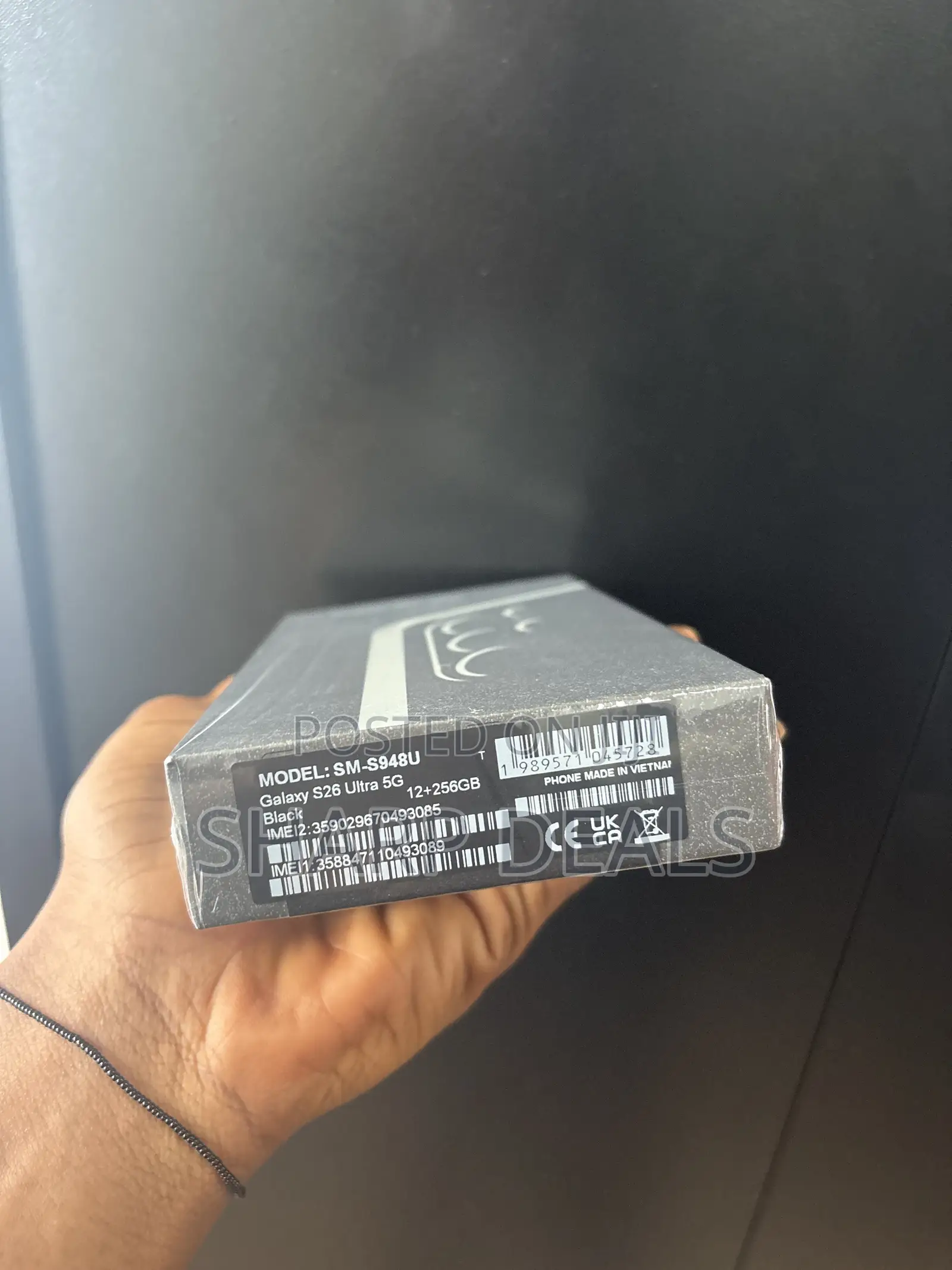 New Samsung Galaxy S26 Ultra 5G 256 GB Black