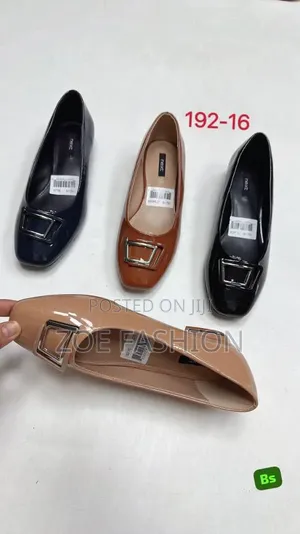 Women's Square Buckle Heel Women Shoe To