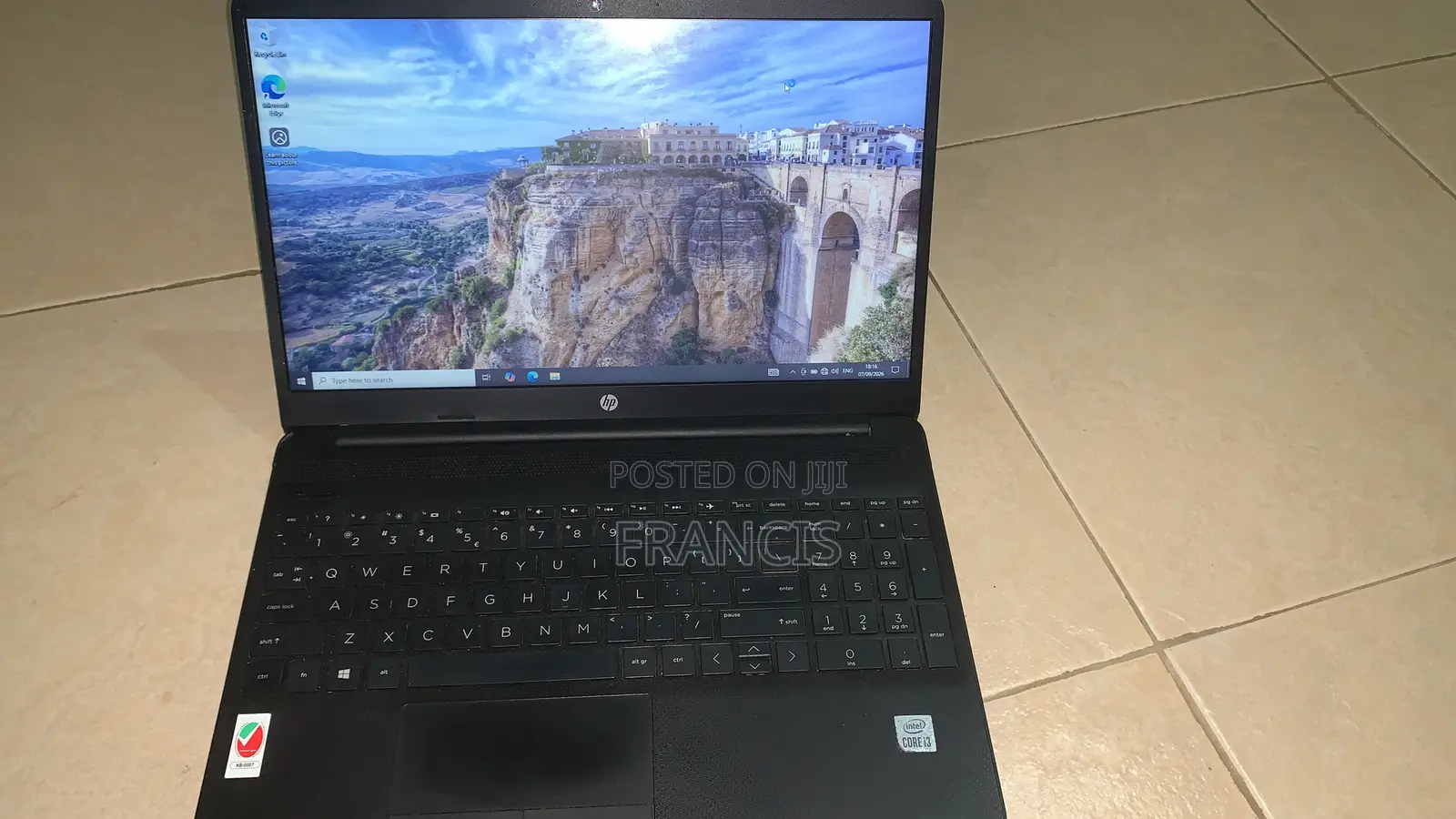 Laptop HP 15-dw1197nia 8GB Intel Core i3 HDD+SSD 1T
