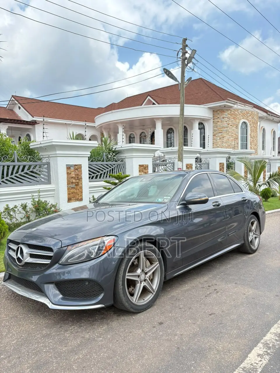 Mercedes-Benz C300 Luxury 4Matic Sedan AWD (2.0L 4cyl 7A) 2016 Gray