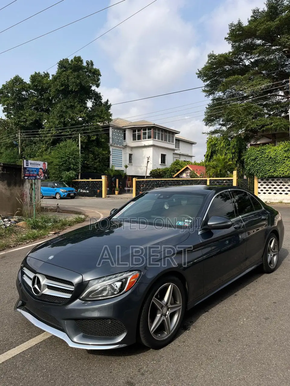 Mercedes-Benz C300 Luxury 4Matic Sedan AWD (2.0L 4cyl 7A) 2016 Gray