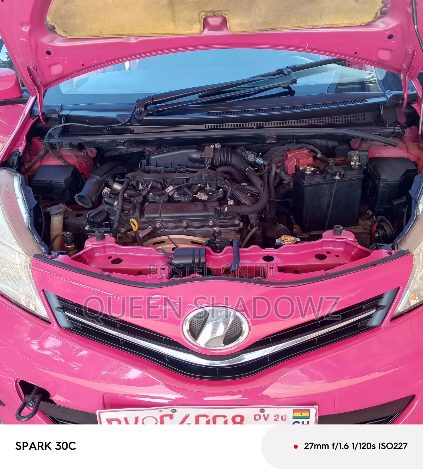 Toyota Vitz 2012 Pink