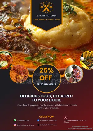 Professional Restaurant Flyers Social Media Content0