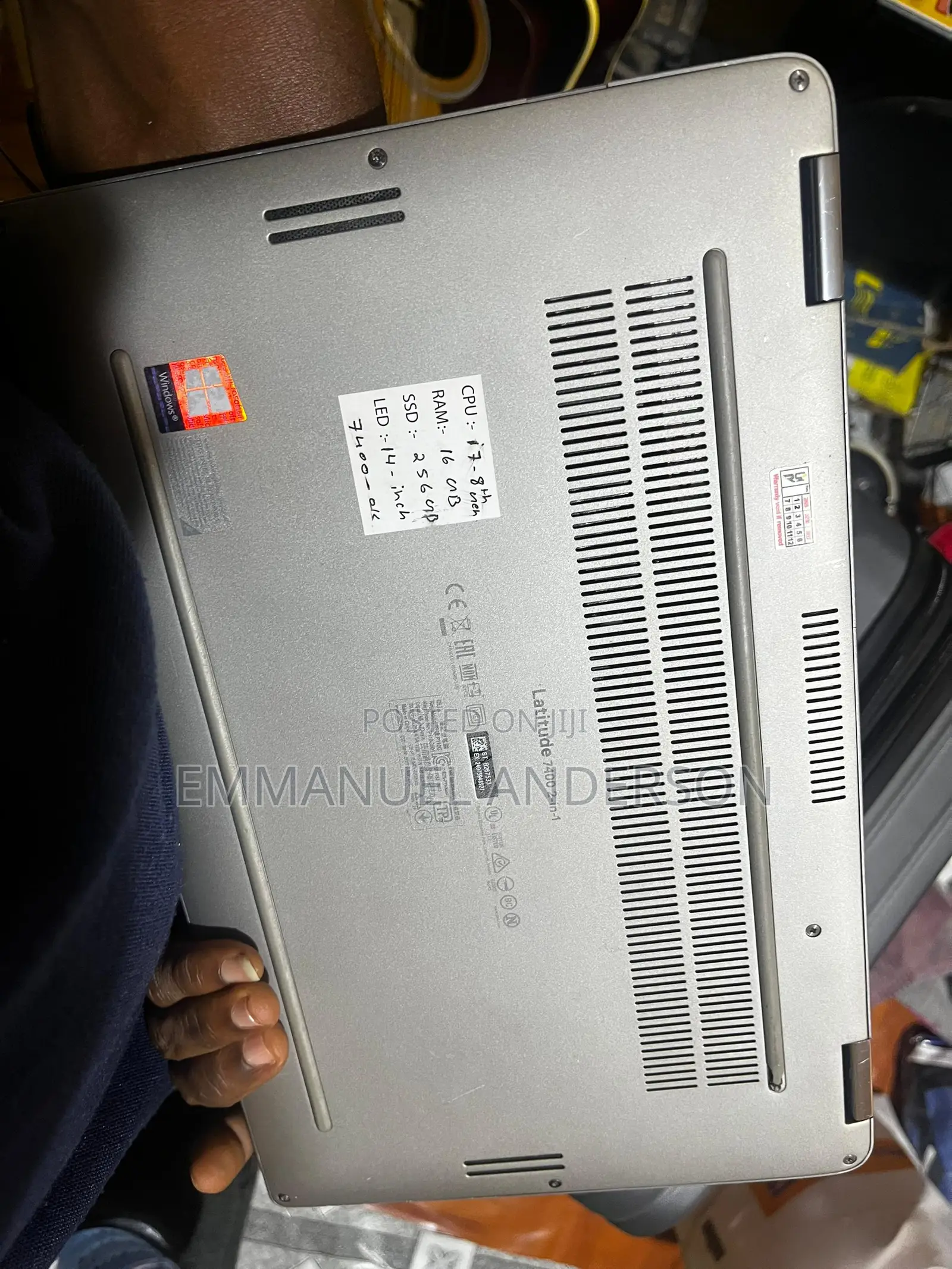 New Laptop Dell Latitude 7400 256GB Intel Core i7 SSD 250GB