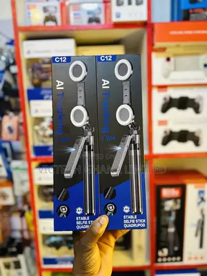C12 AI Tracking 1.8M Stable Selfie Stick Quadrupod