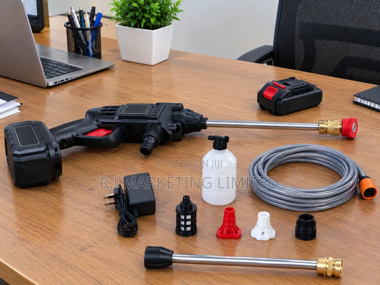 Cordless Portable High Pressure Car Wash Machine Gun Rechargeable