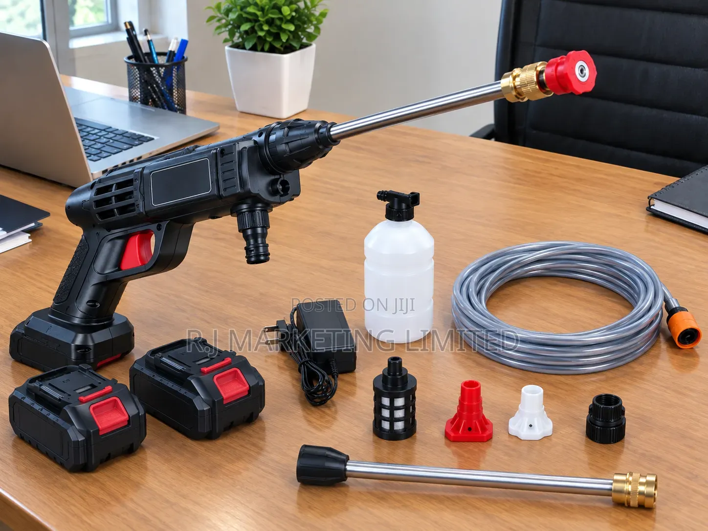 Cordless Portable High Pressure Car Wash Machine Gun Rechargeable