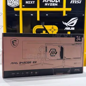 MSI 34” Curved Gaming Monitor 342CQR E2 180Hz Ultra Wide UWQHD
