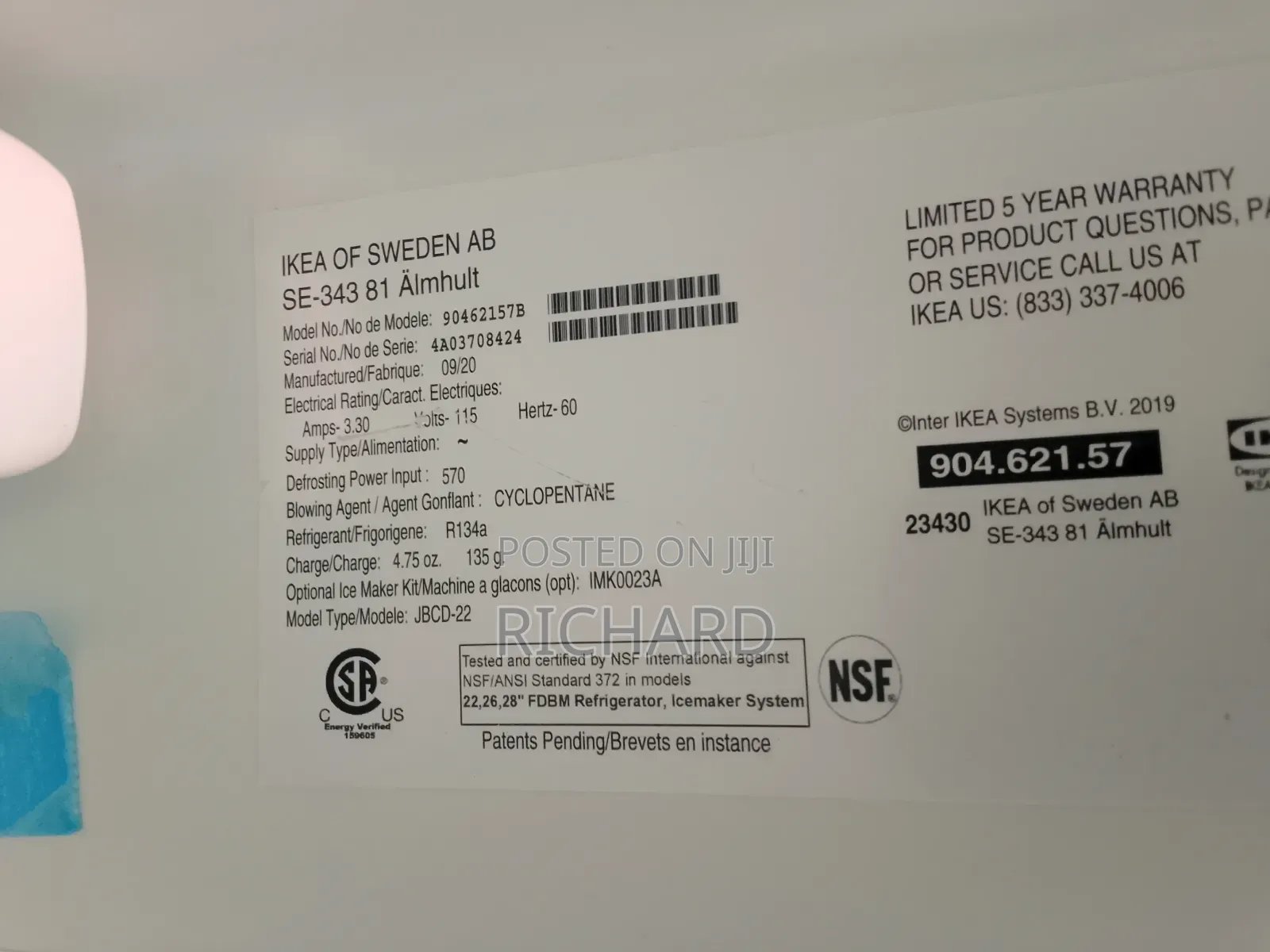 Ikea Freezer