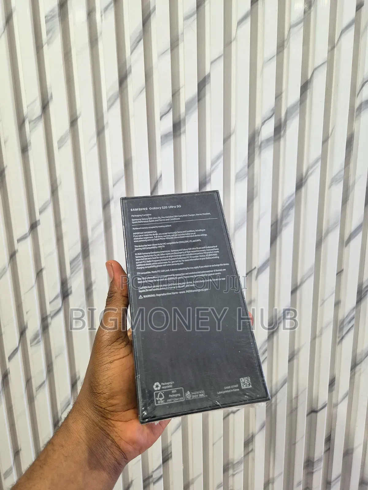New Samsung Galaxy S20 Ultra 5G 128 GB Black