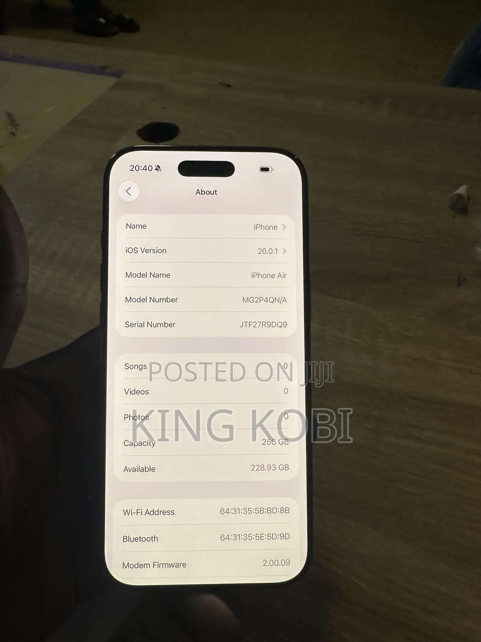 Apple iPhone Air 256 GB White