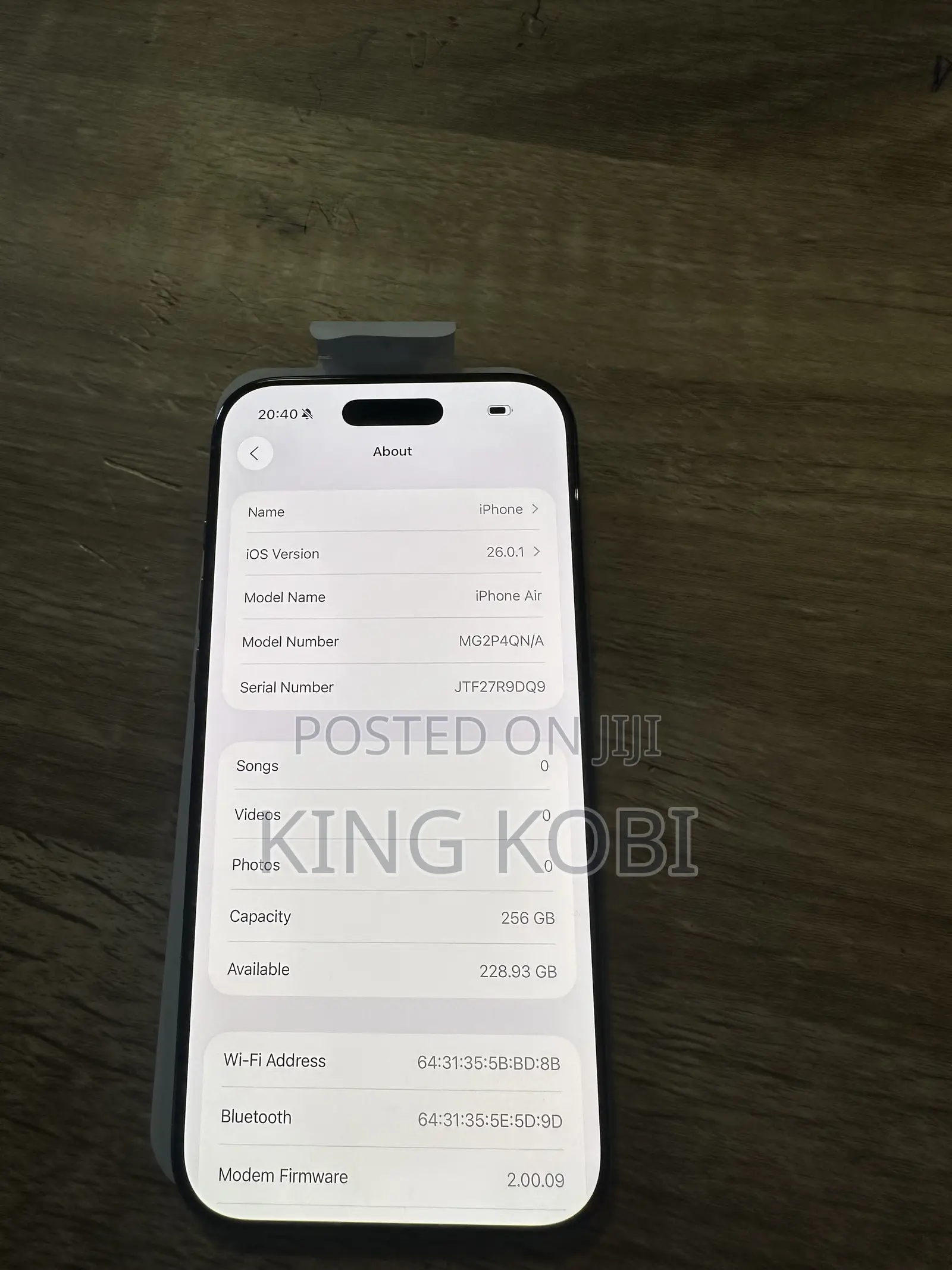 Apple iPhone Air 256 GB White