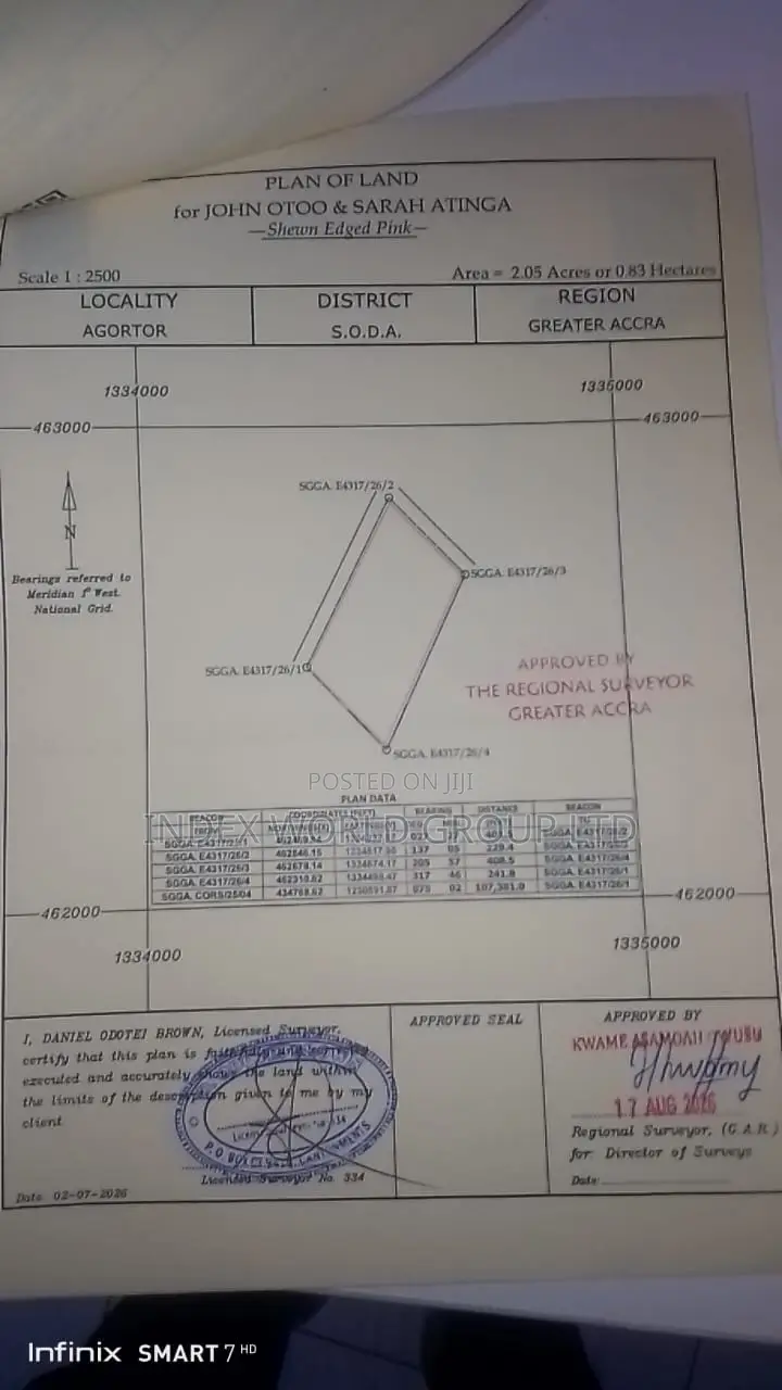 Title Land for Sale at Tsopoli, Accra