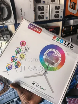 Fs-260 RGB Ring Light + Fan