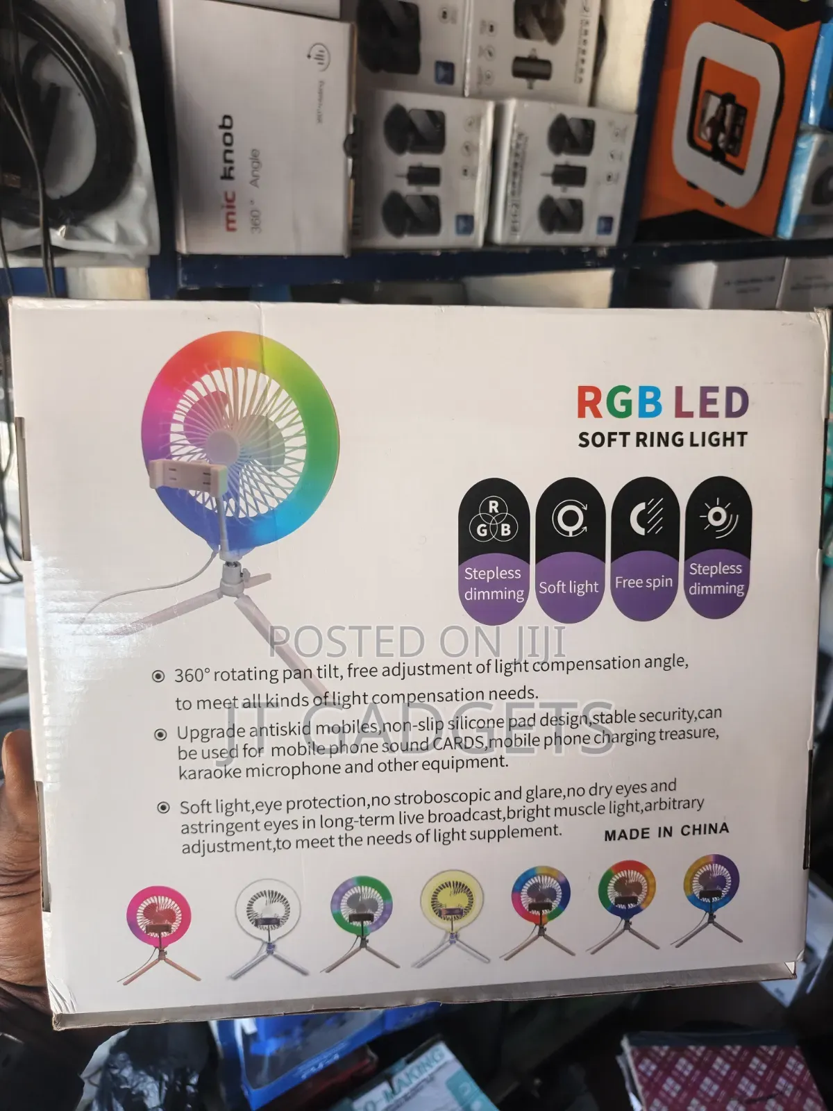 Fs-260 RGB Ring Light + Fan