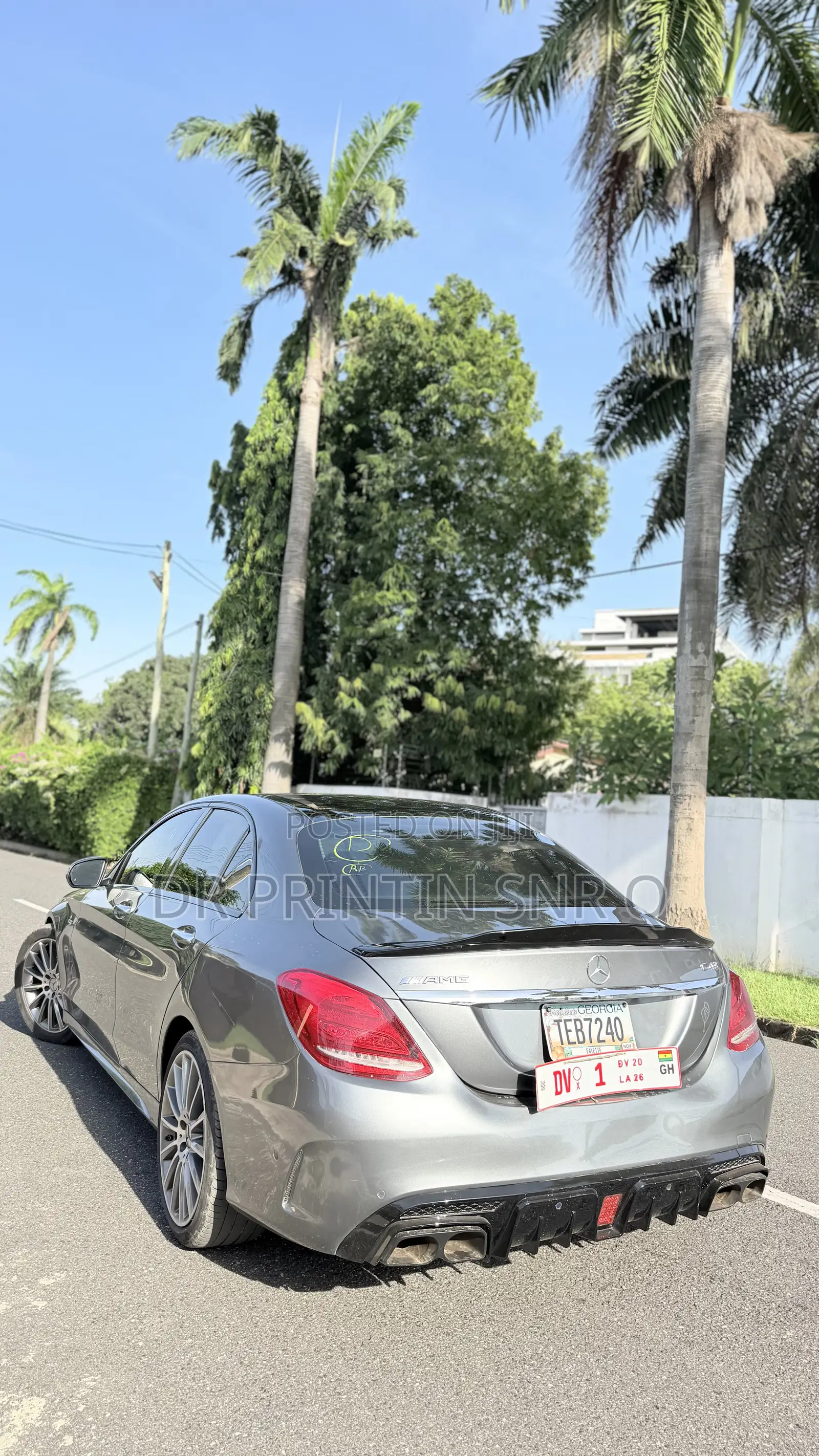 Mercedes-Benz C43 4Matic Sedan AWD (3.0L V6 9AM) 2018 Gray