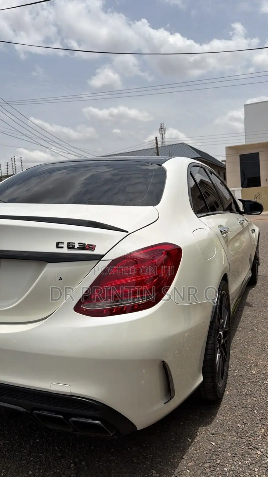 Mercedes-Benz C63 S RWD Sedan (4.0L V8 7A) 2017 White