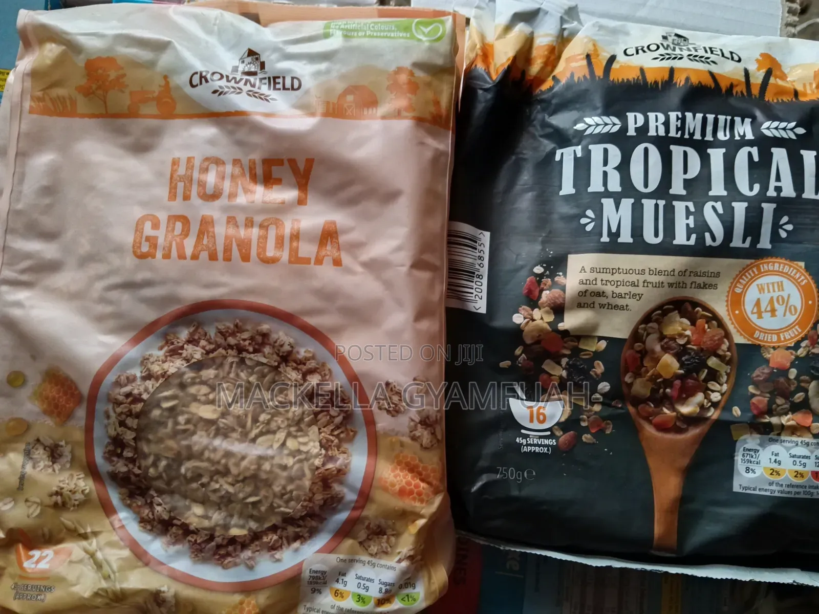 Fruit and Fruit and Nuts Muesli