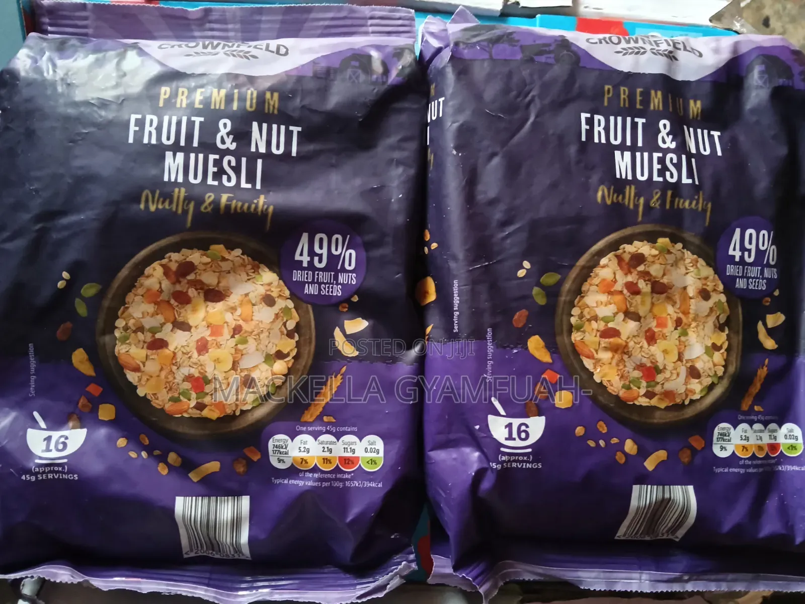 Fruit and Fruit and Nuts Muesli