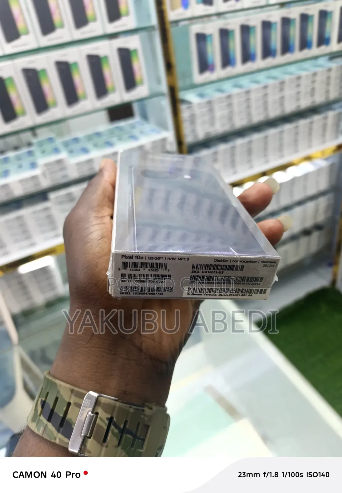 New Google Pixel 10a 256 GB Black