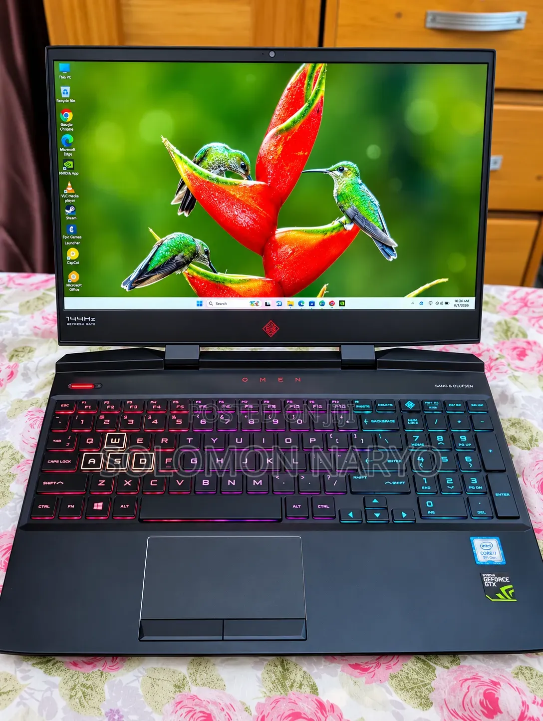 Laptop HP Omen 15 16GB Intel Core i7 SSD 256GB