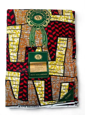 Original Petit Hollandais Ankara - Multicolor Geometric 6 Yards