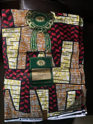 Original Petit Hollandais Ankara - Multicolor Geometric 6 Yards