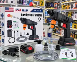 High Pressure Washer Gun for Cars Also Rechargeble With 2 Batteries
