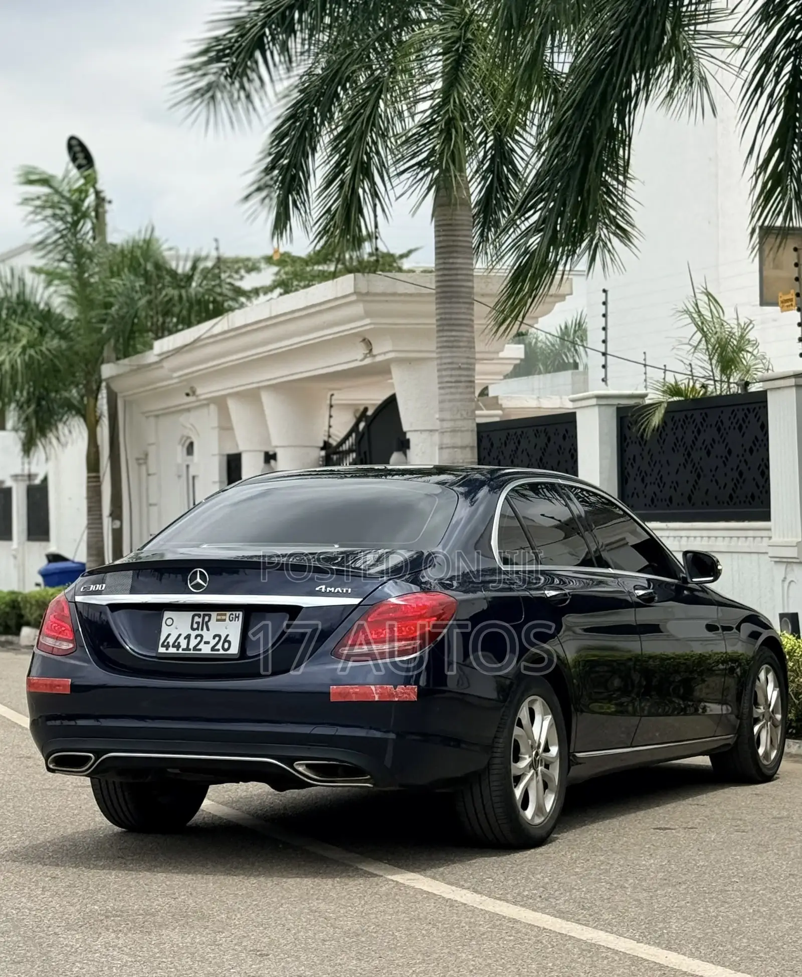 Mercedes-Benz C300 Base 4Matic Sedan AWD (2.0L 4cyl 7A) 2016 Blue