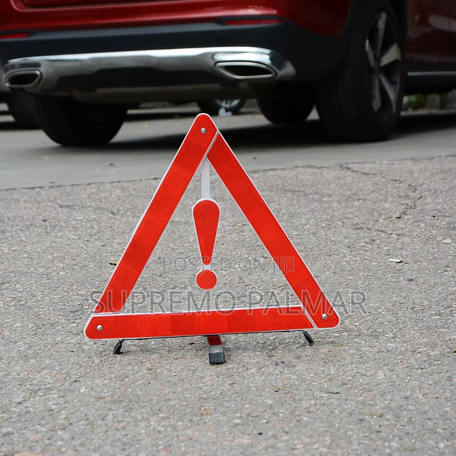 Double Reflective Warning Triangle for Car Roadside Emergencies