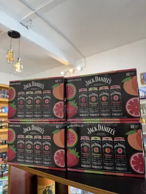 JD Cans 4x Seagram Cans12x Malibu 8x JD Variety 12x Seagram Bottles12x