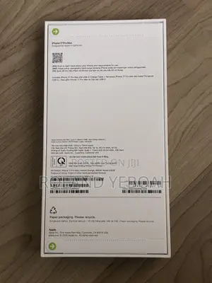 New Apple iPhone 17 Pro Max 1 TB Orange