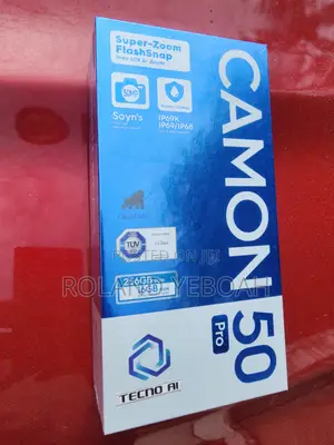 New Tecno Camon 50 Pro 256 GB Black