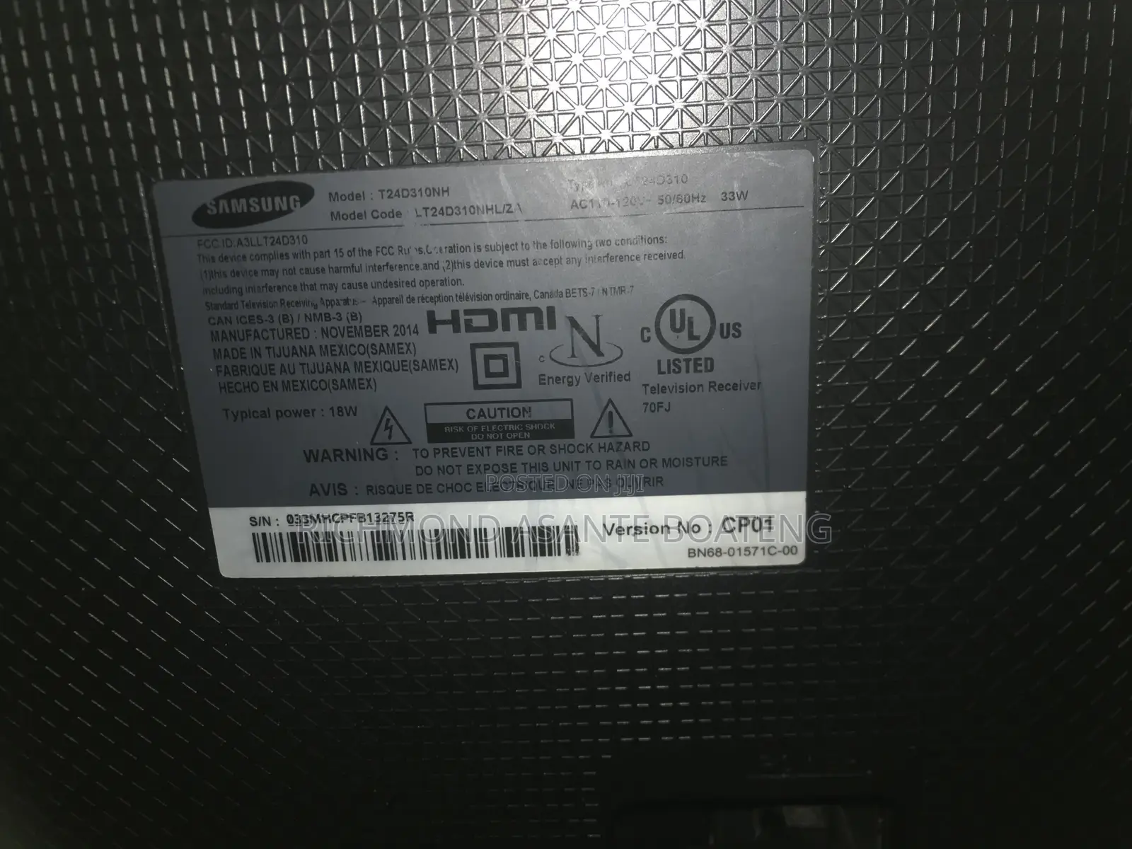 Samsung HD Digital TV 24”