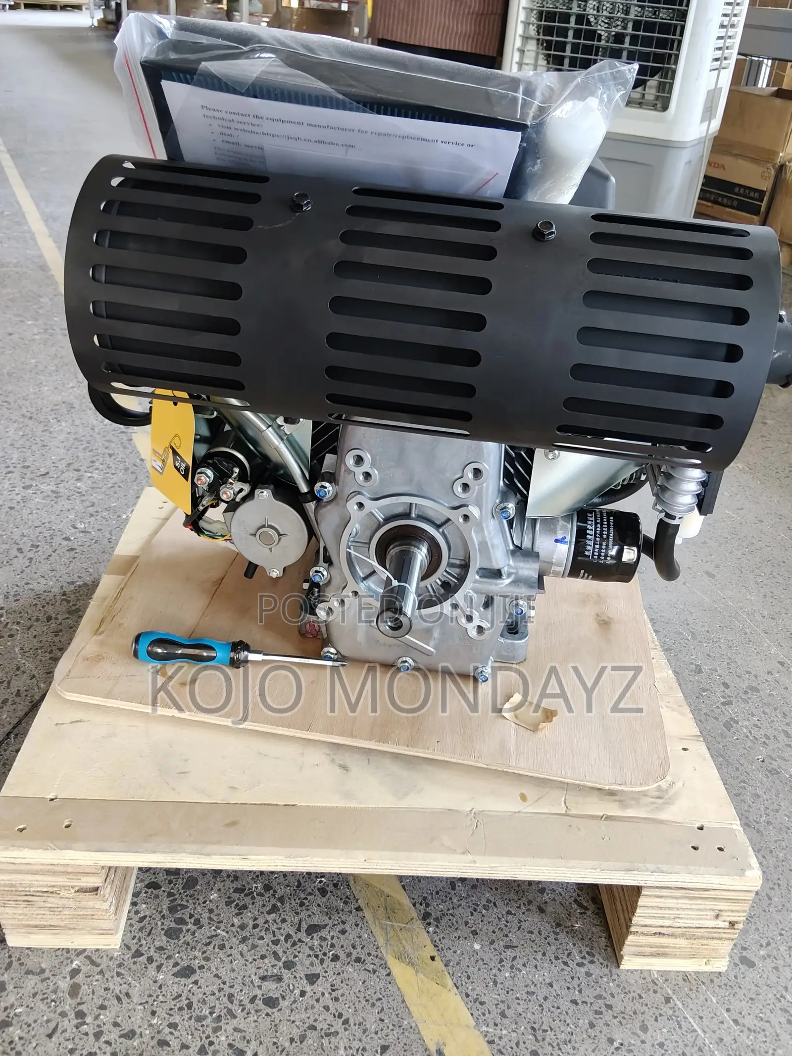 764cc Twin-Cylinder Gasoline Engine.