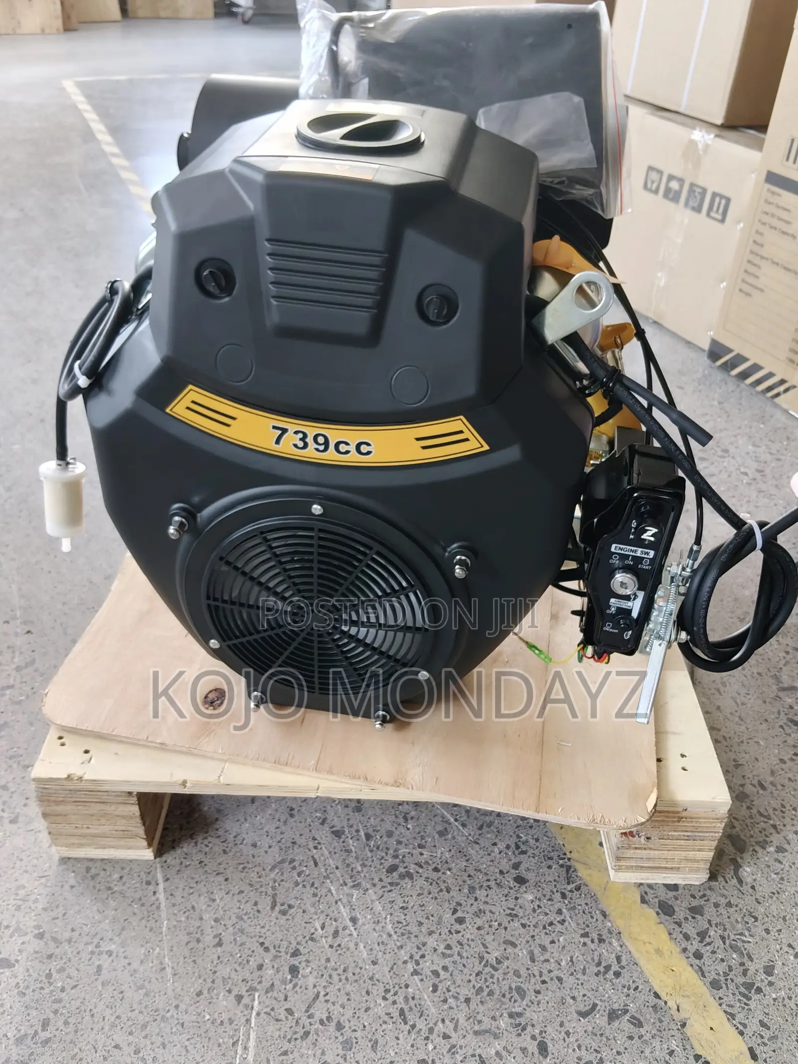 764cc Twin-Cylinder Gasoline Engine.