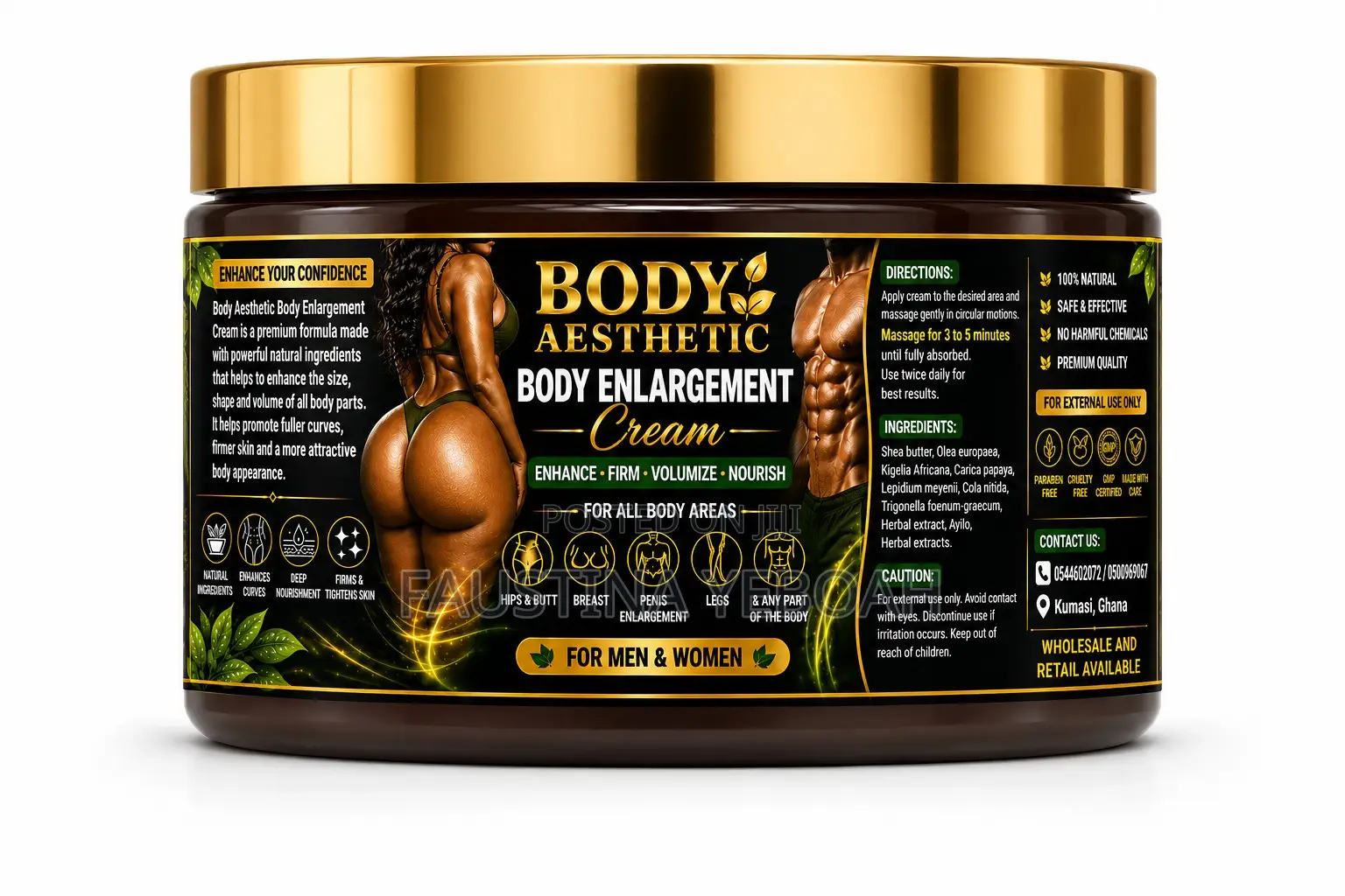 Unisex Enlargement Cream