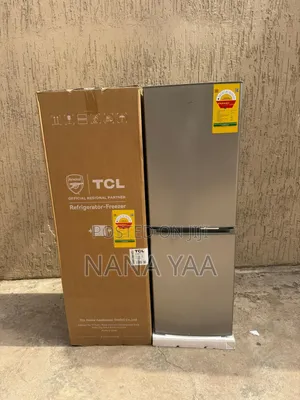 TCL Quality Double Door Fridge 142 Litres Bottom Freezer