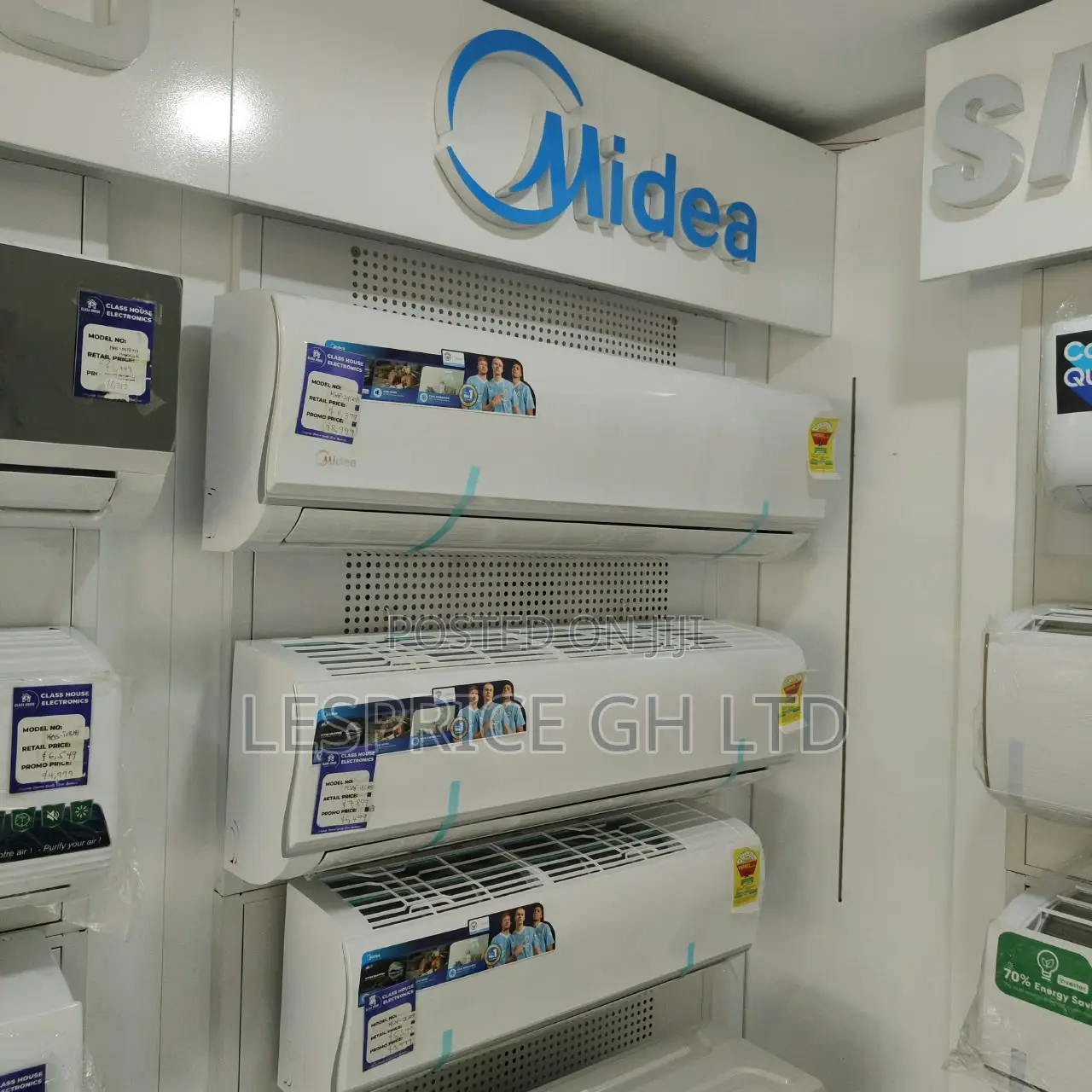 Stylishly Designed 1.5Hp Split AC Unit With R410 Gas From Midea