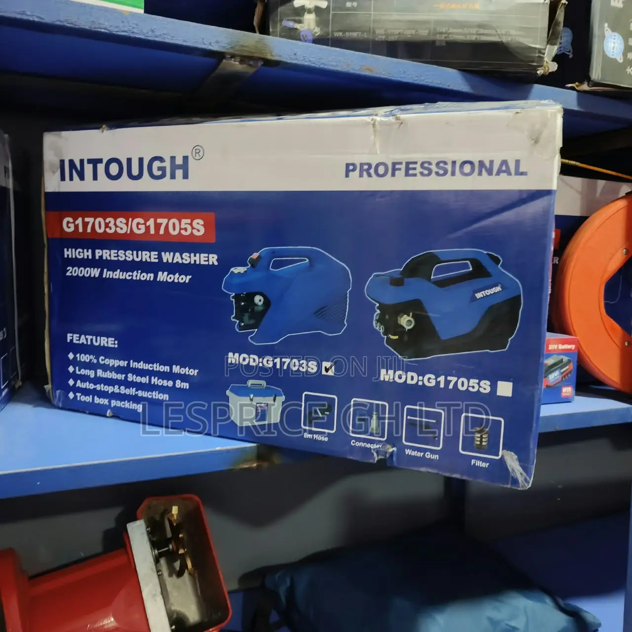Top Rated Intough 2000W Pressure Adjustable High Pressure Washer